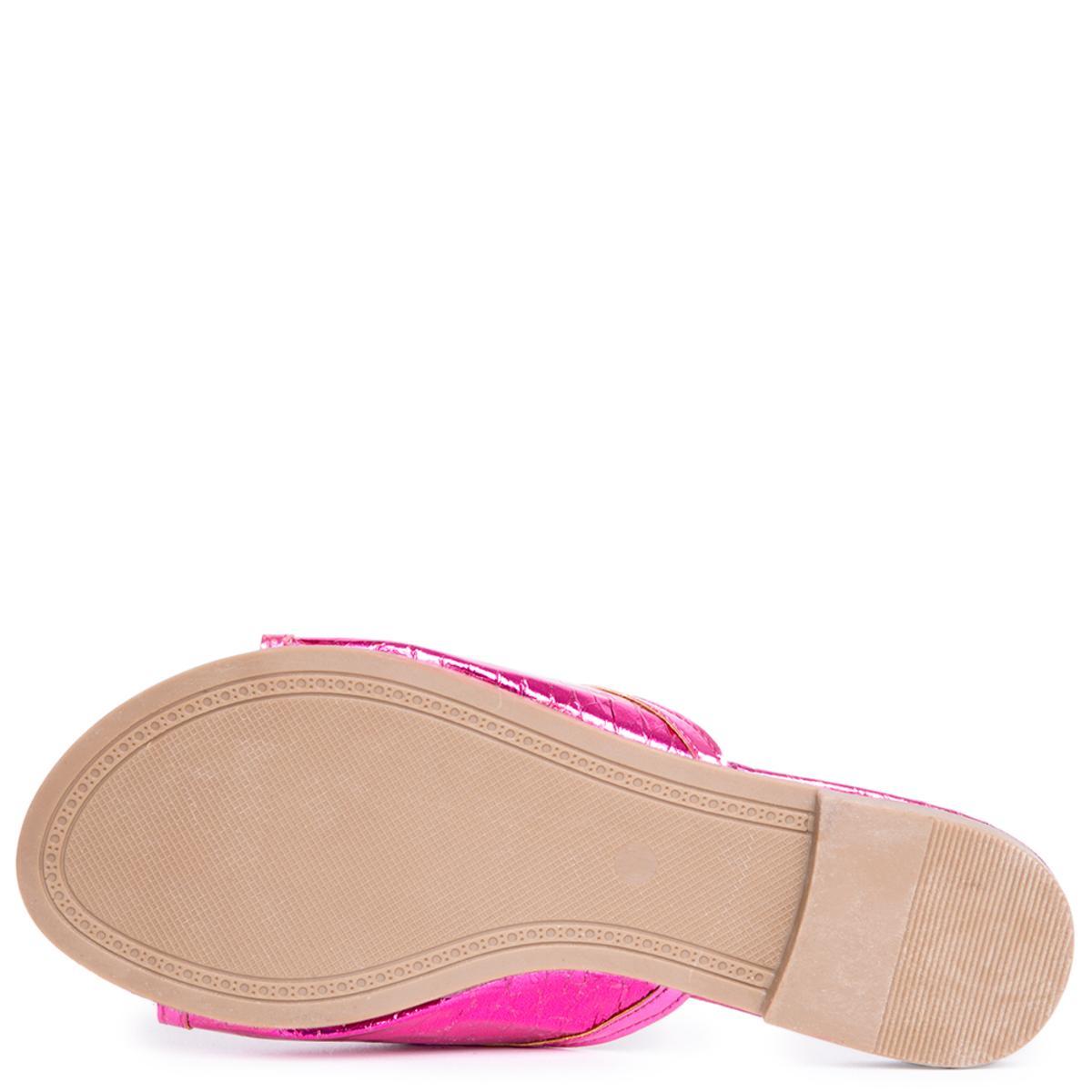 Cape Robbin Leela-10 Fuchsia Sandal Fuchsia