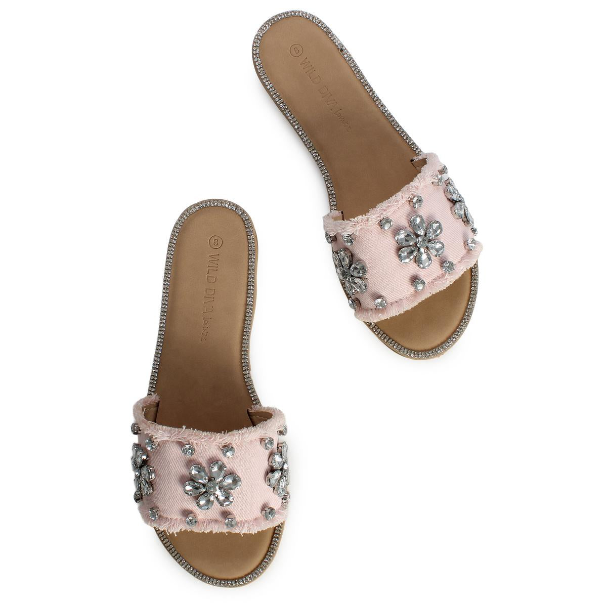 Jaydra-08 Rhinestone Sandal