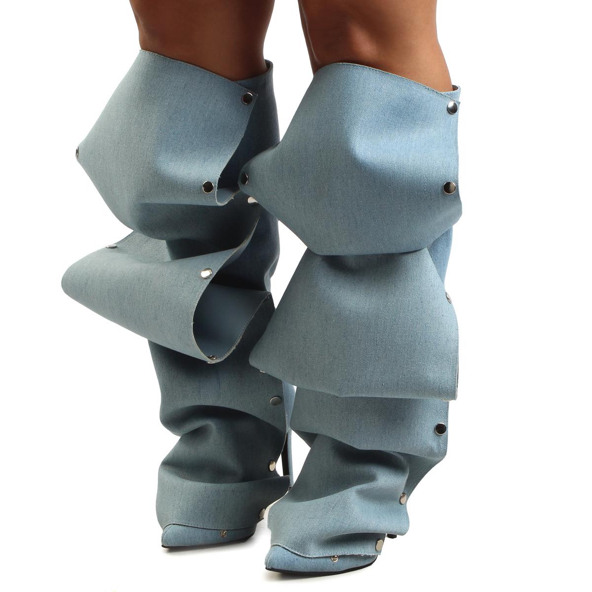 Mage-1 Denim Stiletto Boot
