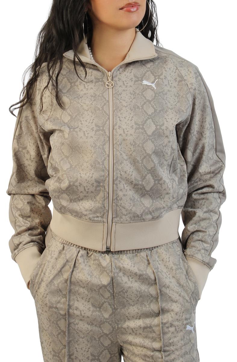 Puma T7 Snake Print Short Track Jacket