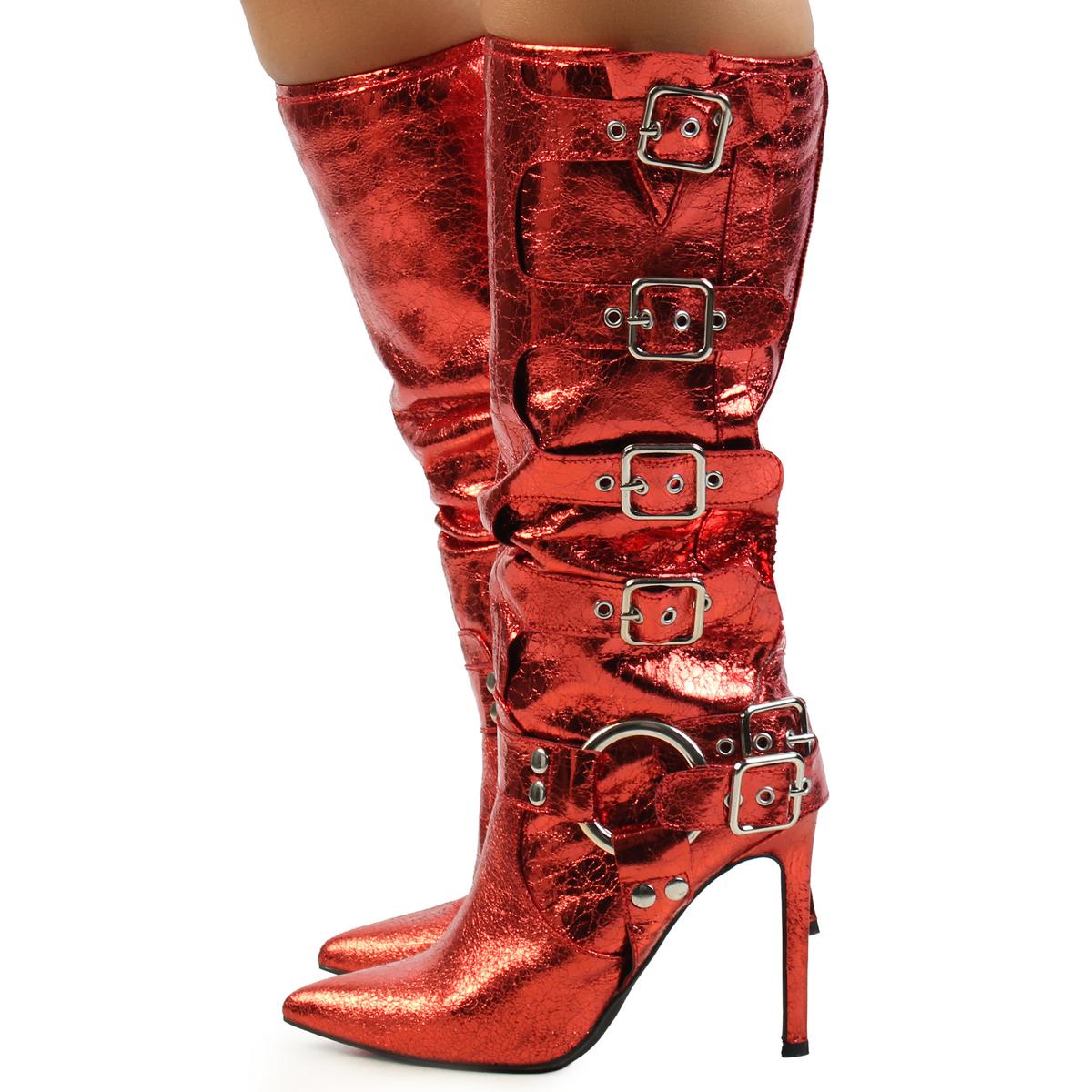 Shaya Buckle Stiletto Boot