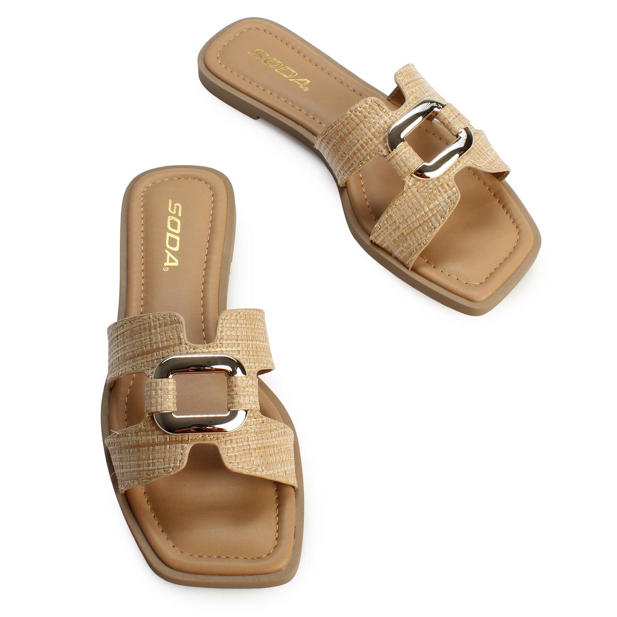 Feng Flat Sandal