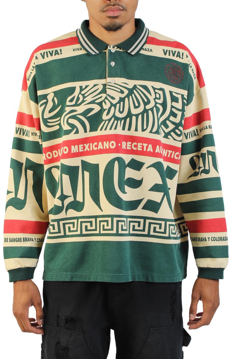 Sangre Brava Oversize Fit Rugby Shirt