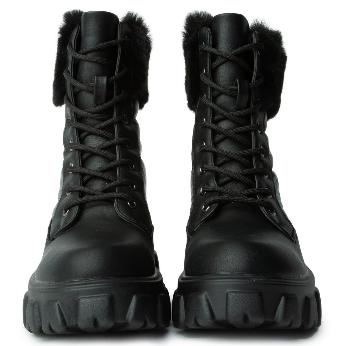 Tetris-26  Puffer Fur Bootie