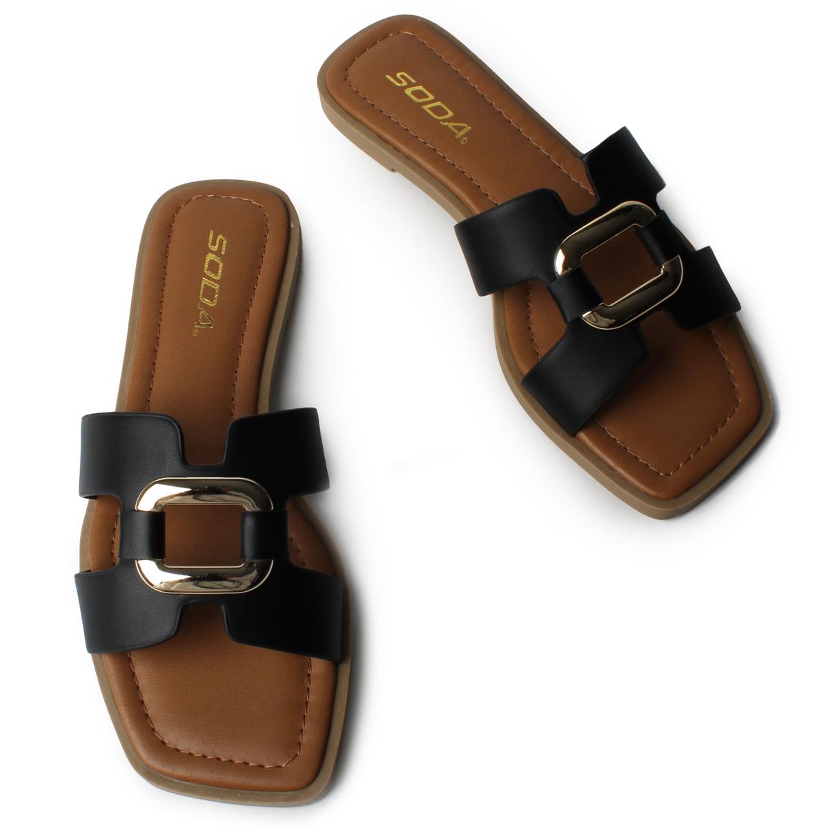 Feng Flat Sandal