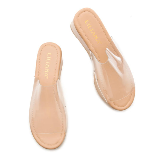 Budza-5 Clear Platform Sandals
