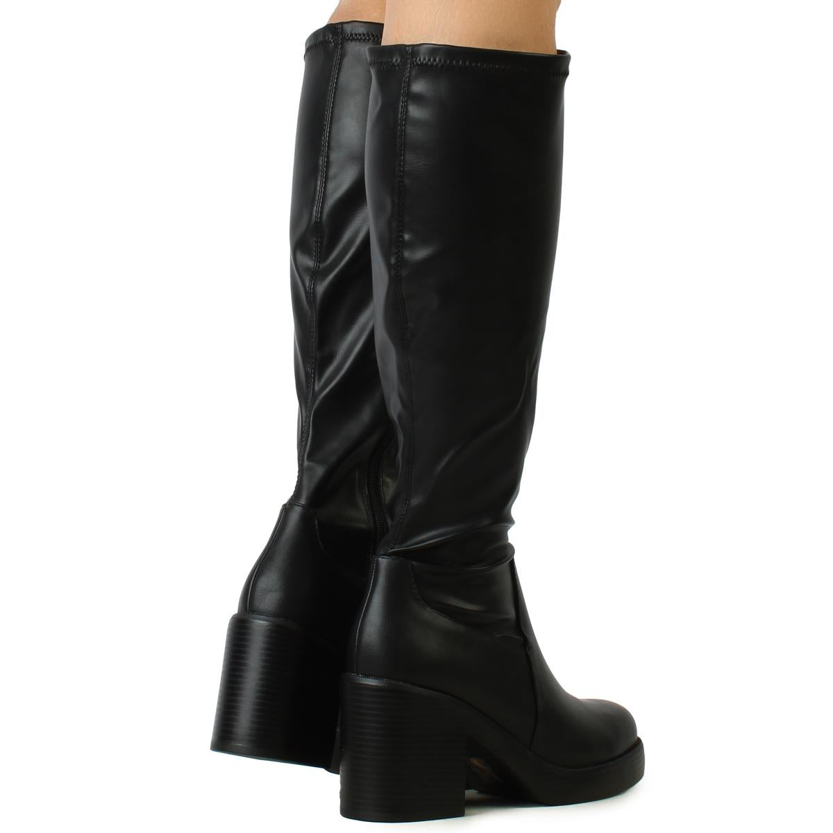 Sonia- Knee High Heel Boot