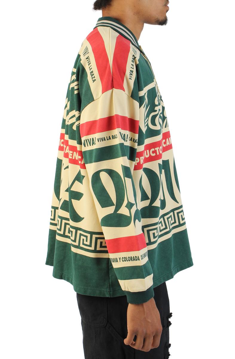 Sangre Brava Oversize Fit Rugby Shirt