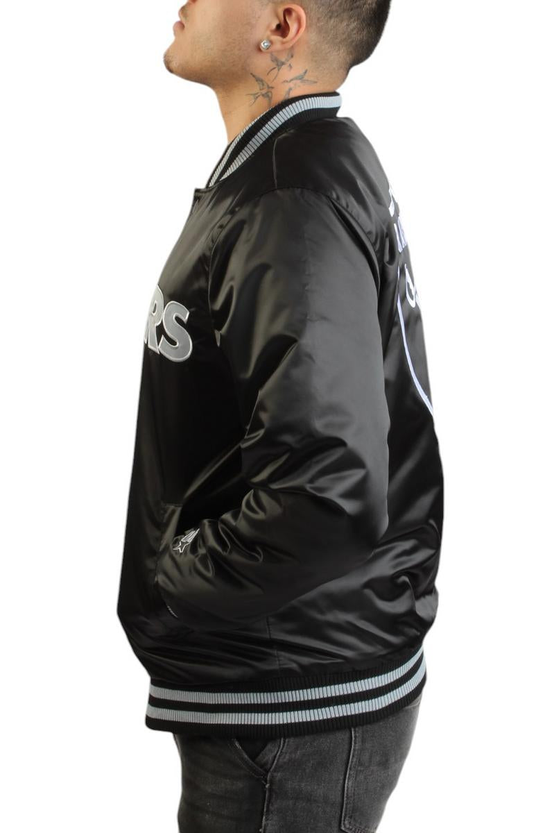 NFL Raiders Satin Bomber Jacket