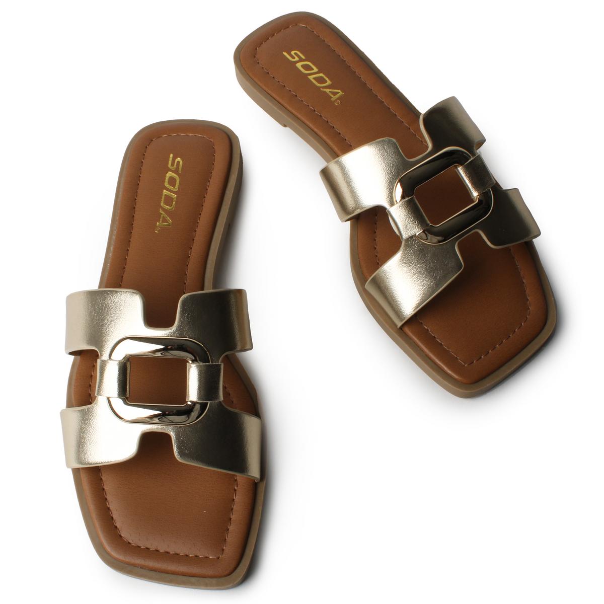 Feng Flat Sandal