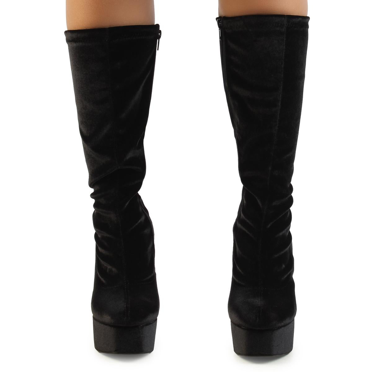 Dossy-04-Platform Heel Boot