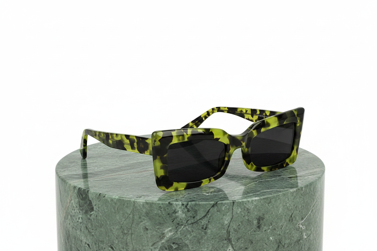 Elliot Polarized Sunglasses Green Tortoise