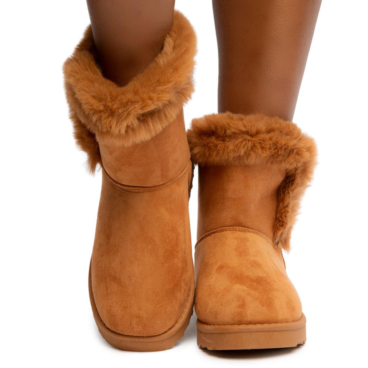 Ariana Faux Fur Booties