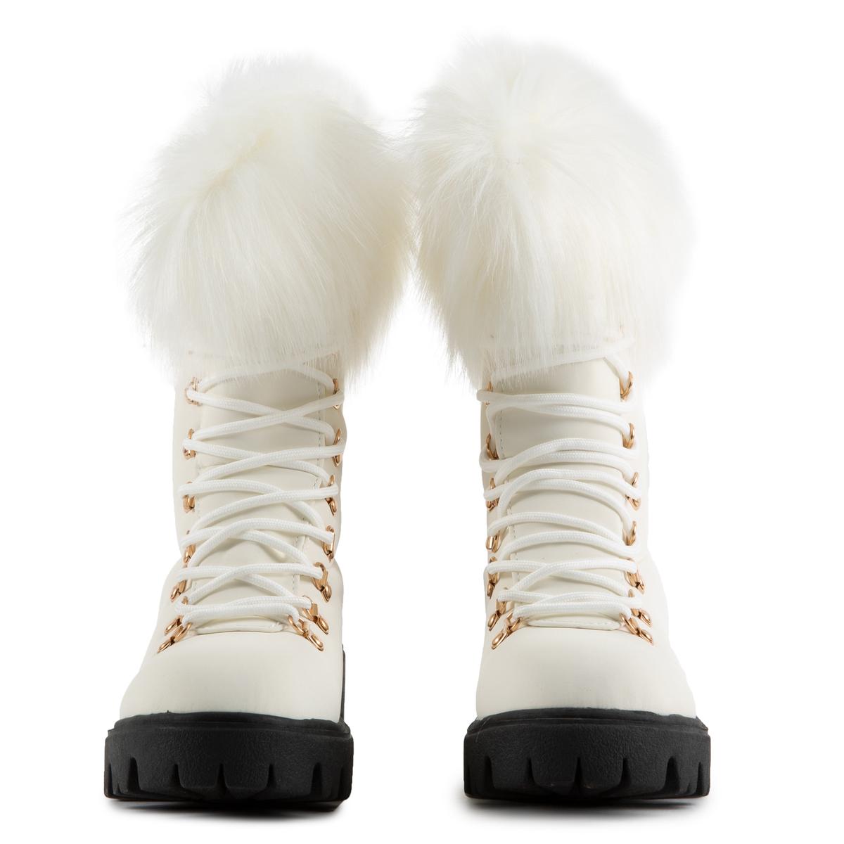 Force-11 Lace-Up Fur Boots