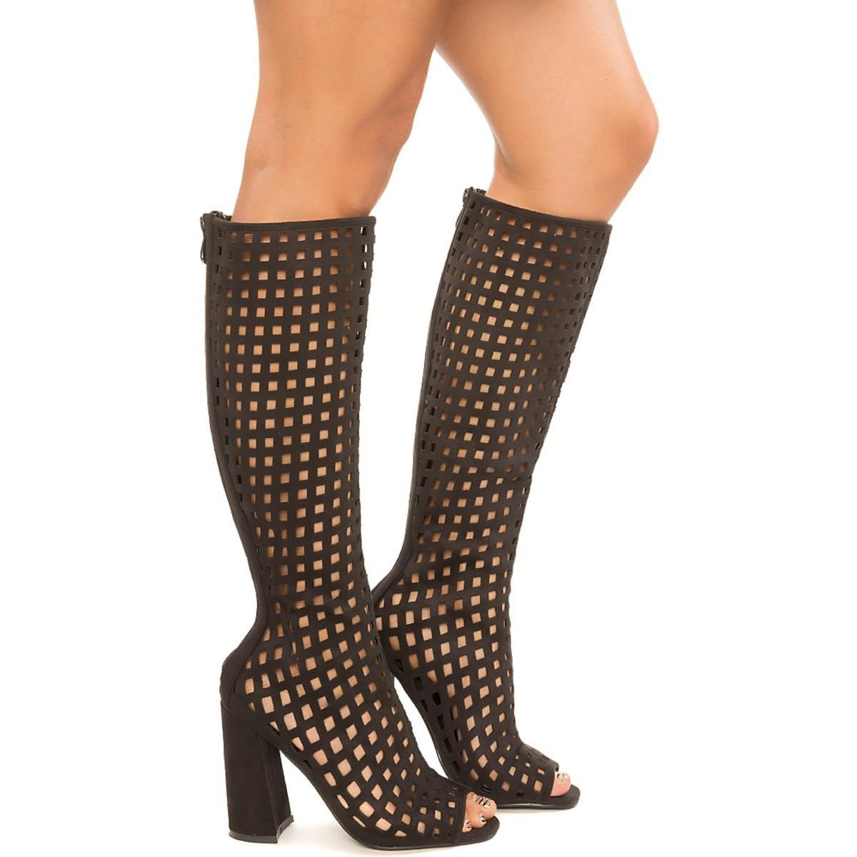 Arama-4 Mid-Calf Boot BLACK