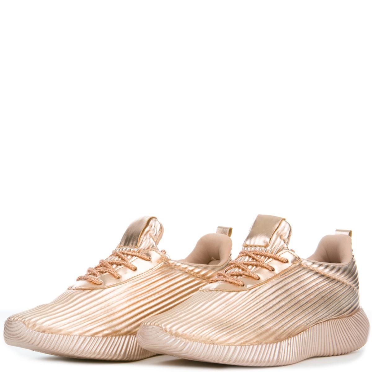 Cape Robbin Nena-3 Sneaker Rose Gold