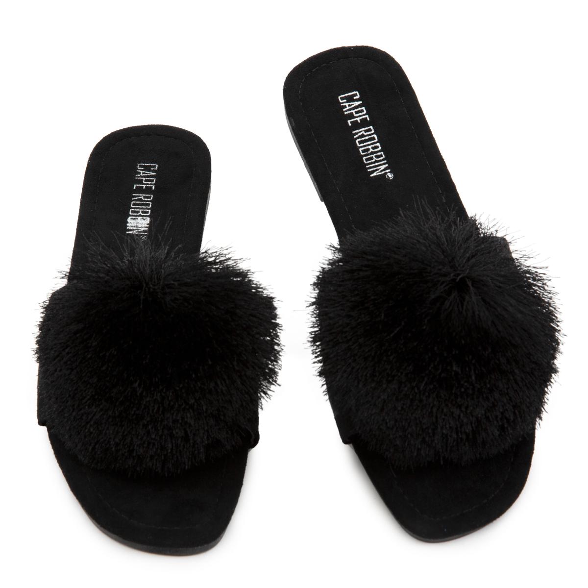 Dandelion Pom Pom Sandals