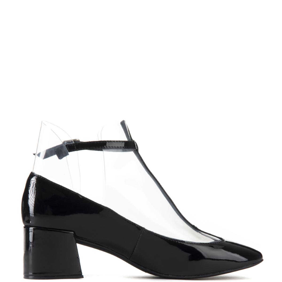 Jeffrey Campbell Mansel Black Heel Booties BLACK