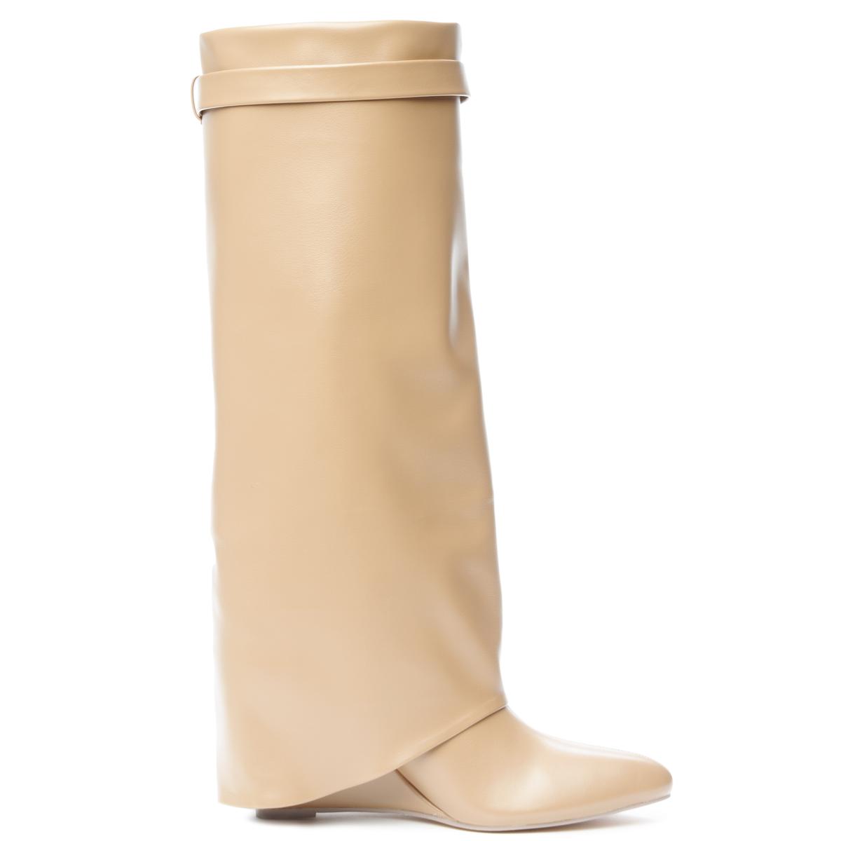 Mutto-1 Drape Knee High Boot