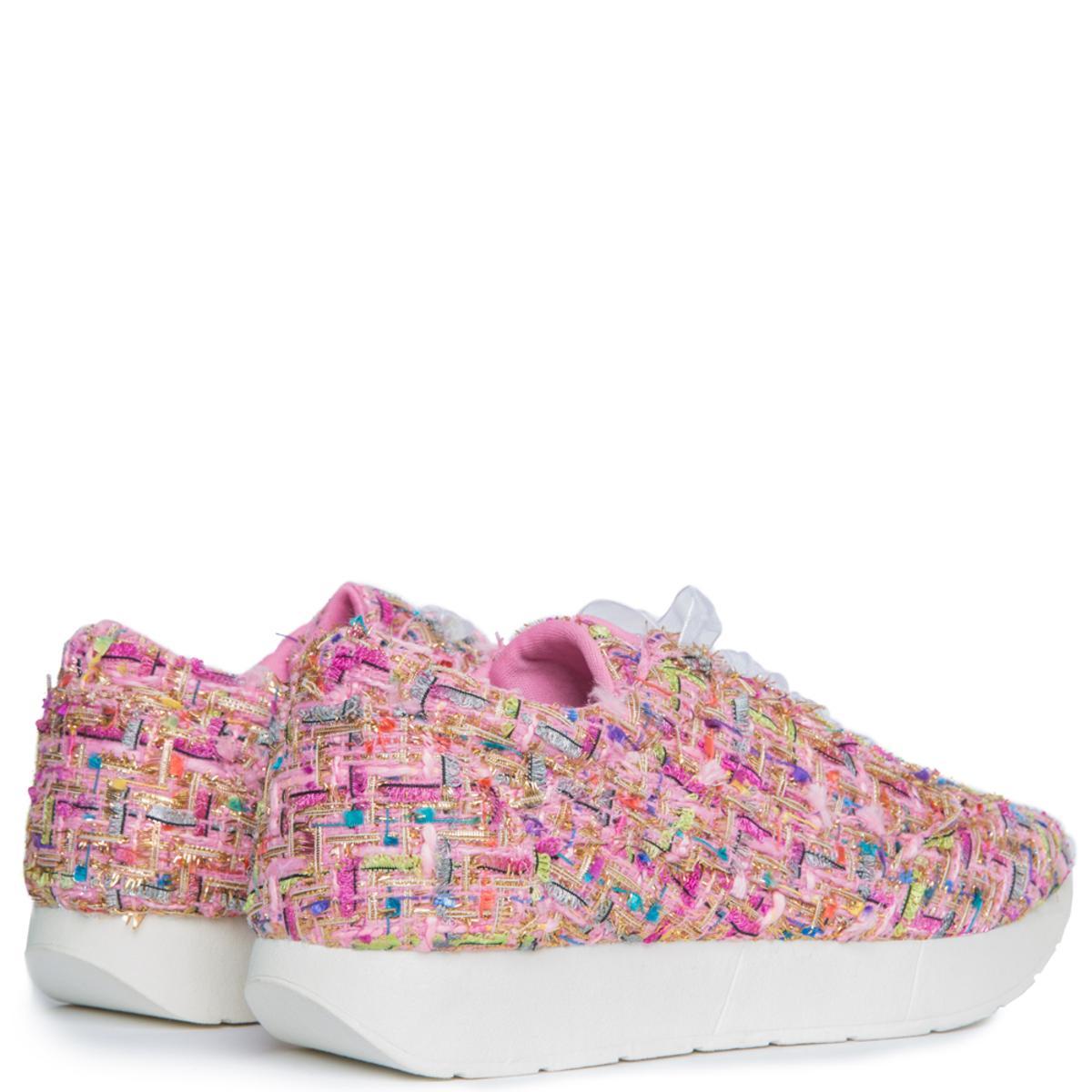Cape Robbin Fellini-1 Pink Sneakers Pink