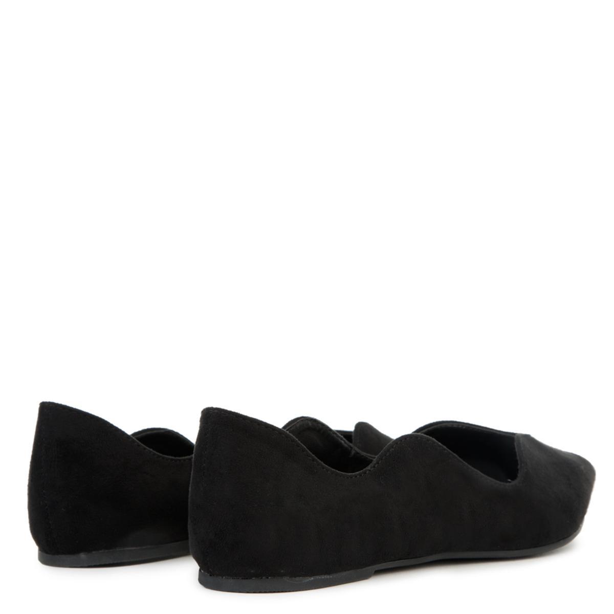 Alda-5 Flat BLACK SUEDE