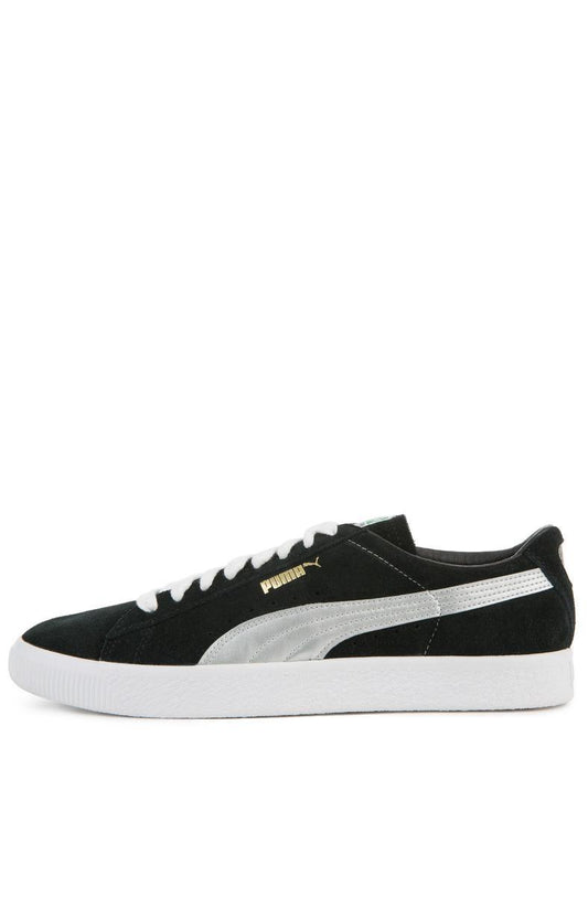 The Suede 90681S in Puma Black and Silver