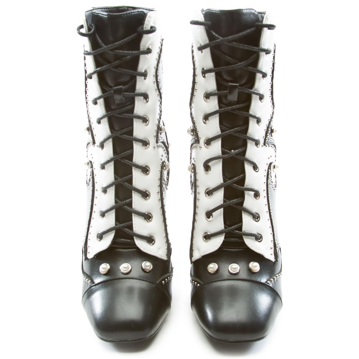 Division Lace Up Heel Bootie