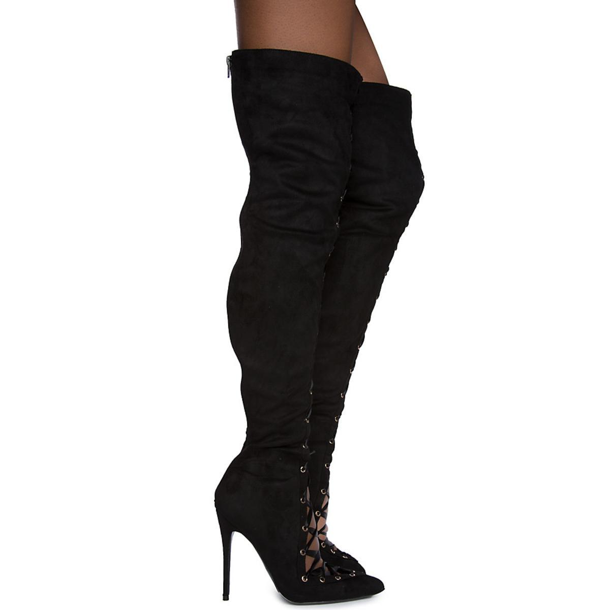 Jolly-6-S Over The Knee Boot BLACK