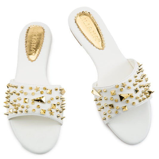 Carnival-12 Flat Studded Sandals
