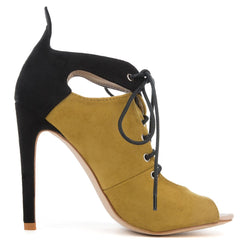 Cape Robbin Blaire-2 Olive Heeled Booties Olive
