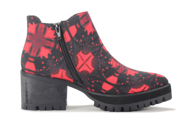 Women's Wolf Red Ankle Booties