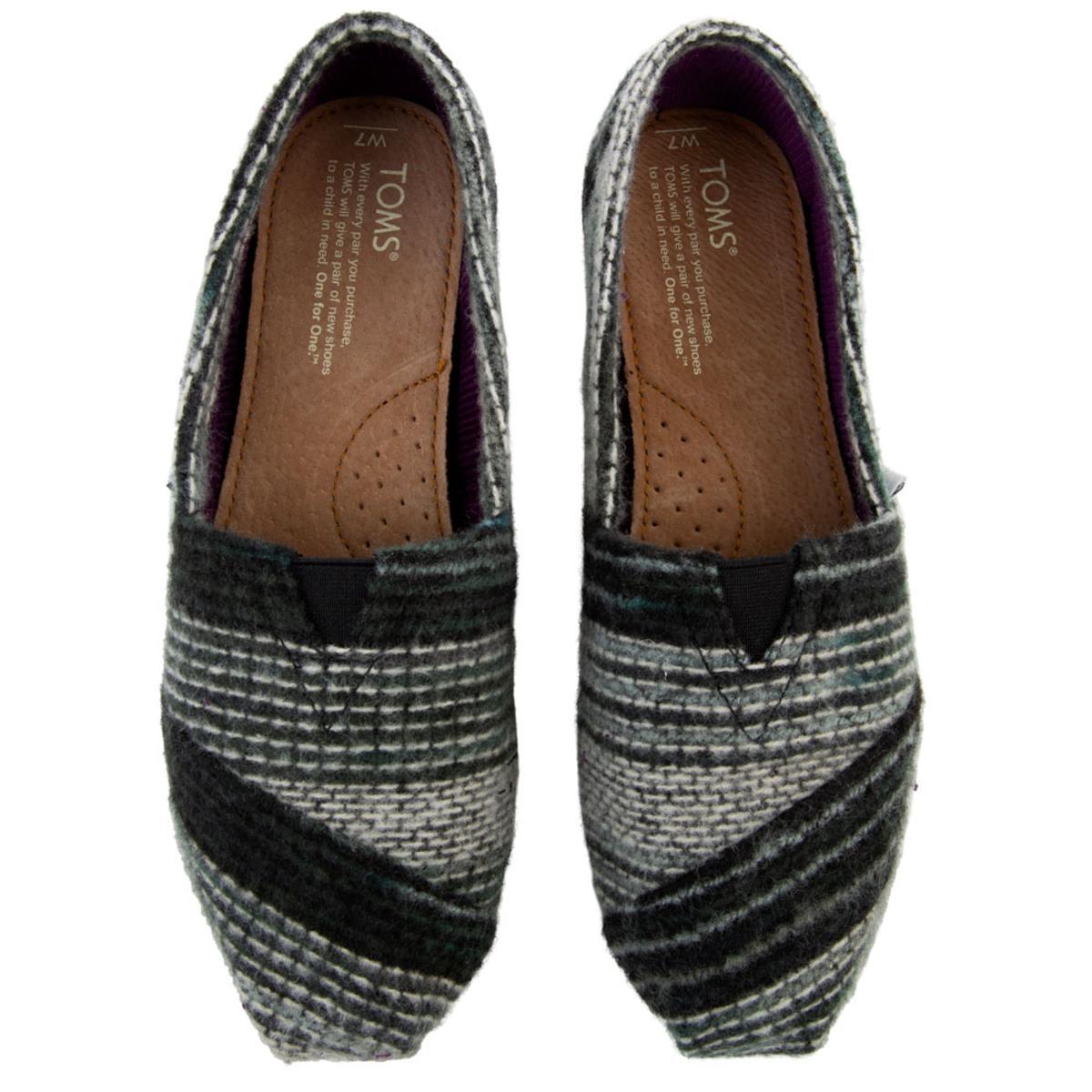 Classic in Black Stripe Wool