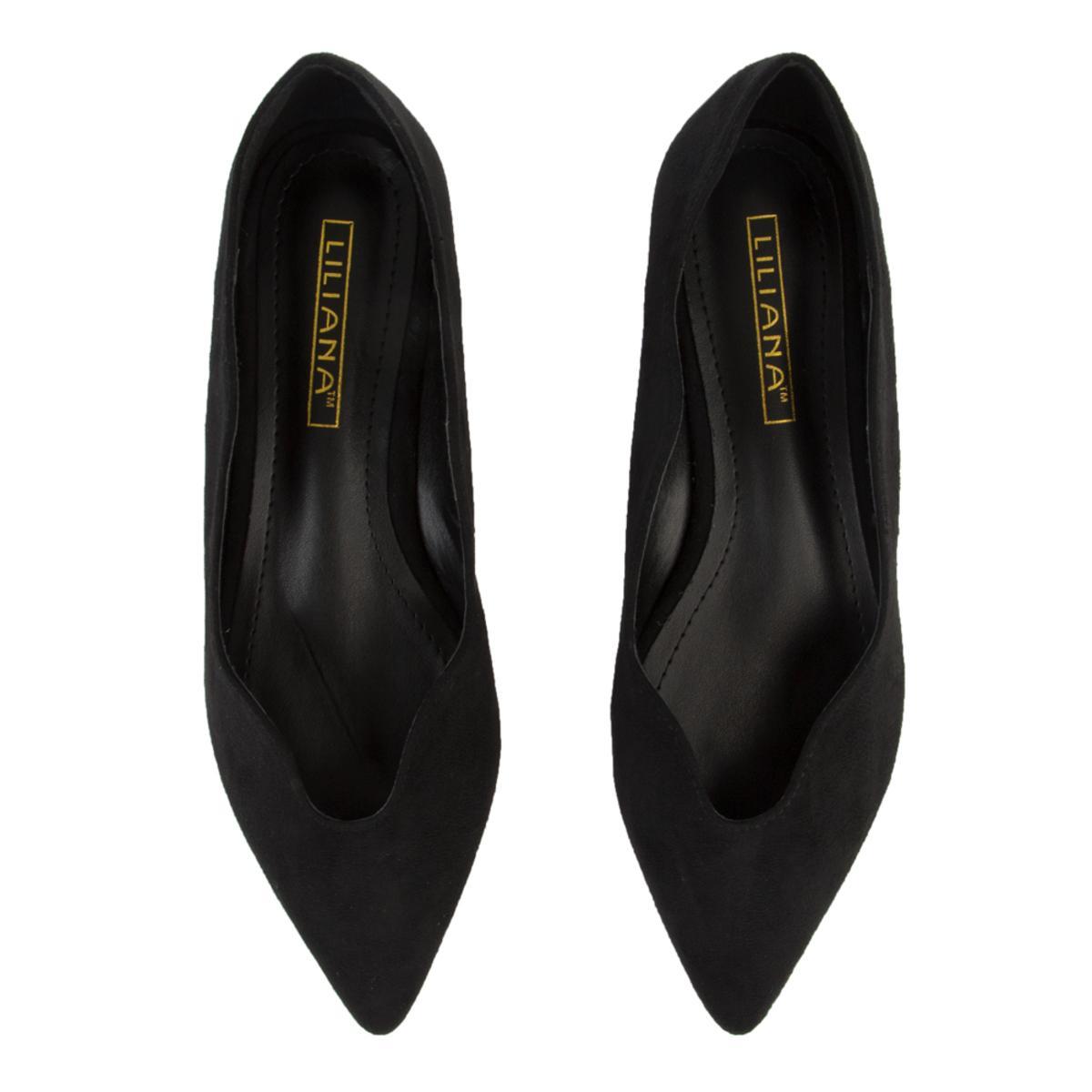 Alda-5 Flat BLACK SUEDE