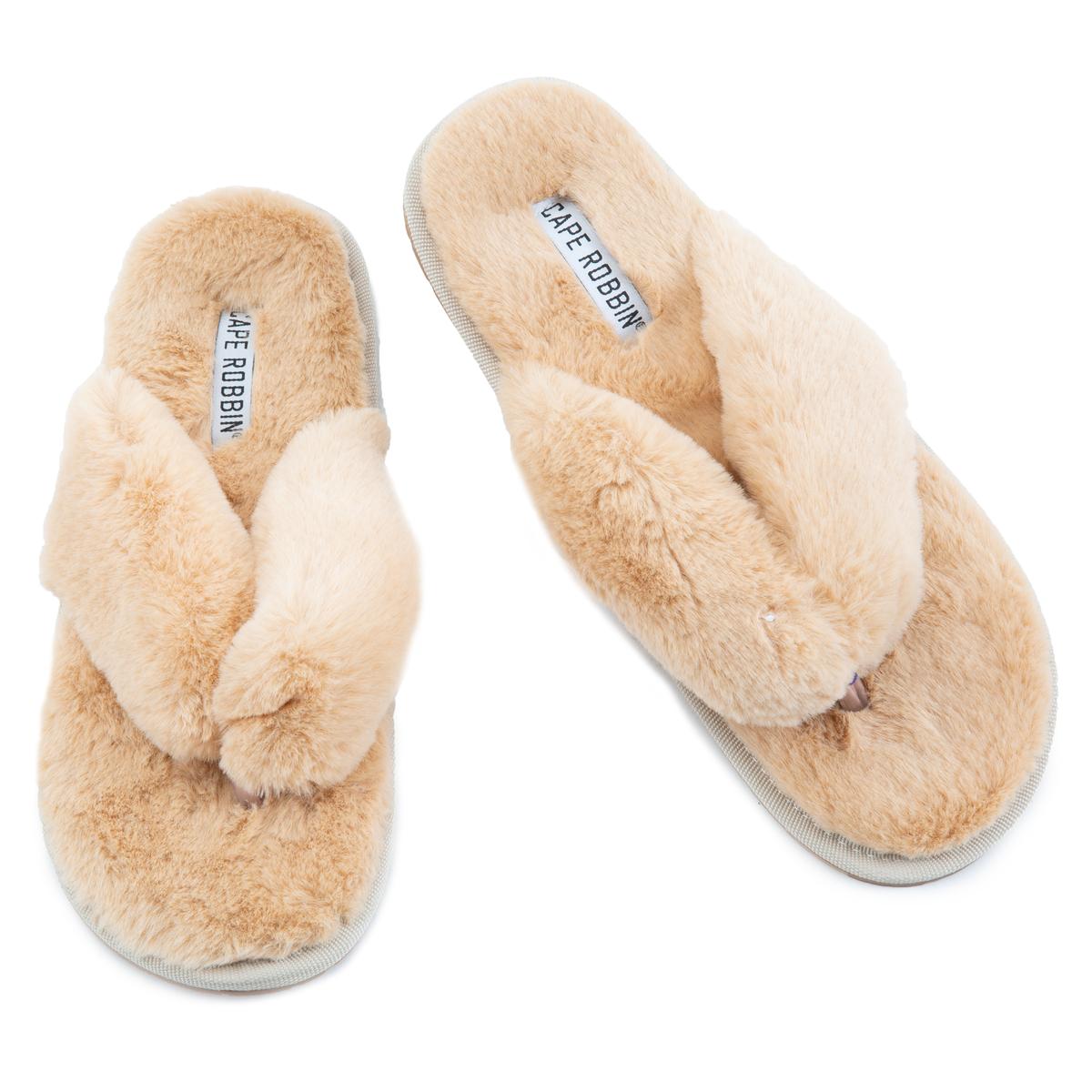 Comfort-Shi Fur Sandals
