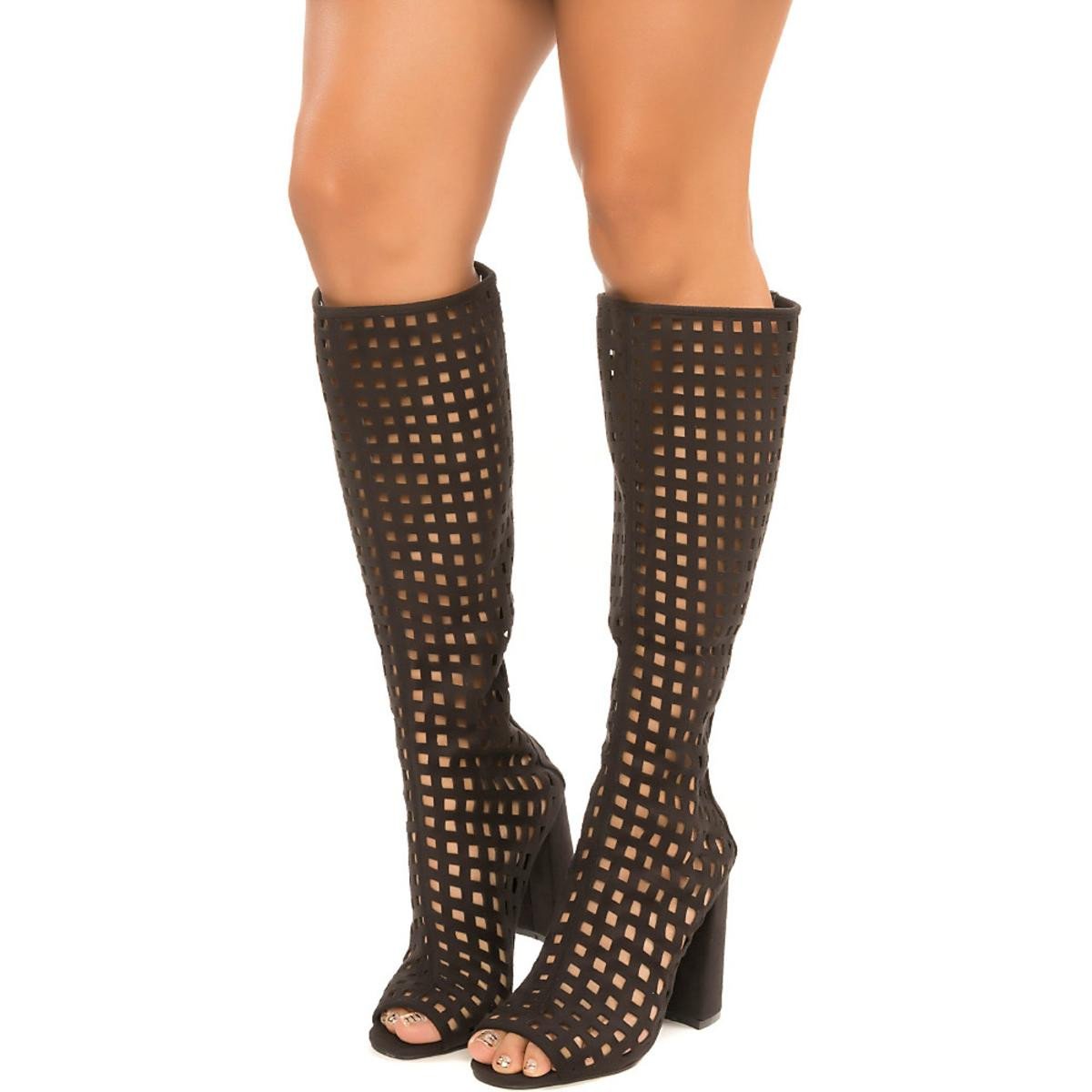 Arama-4 Mid-Calf Boot BLACK