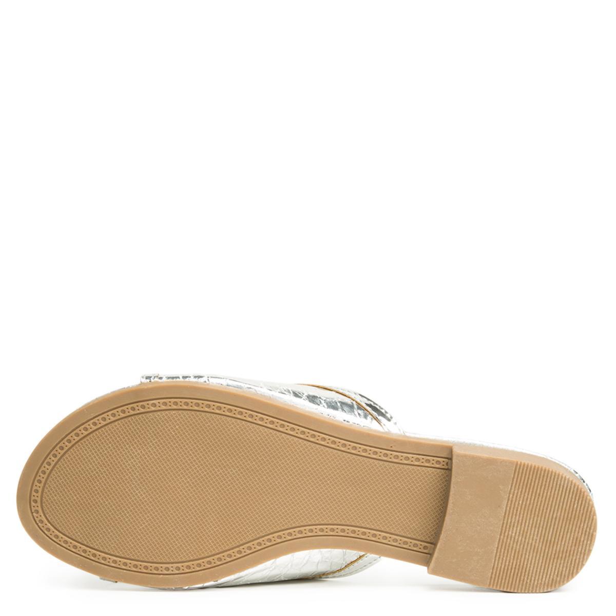 Cape Robbin Leela-10 Silver Sandal Silver