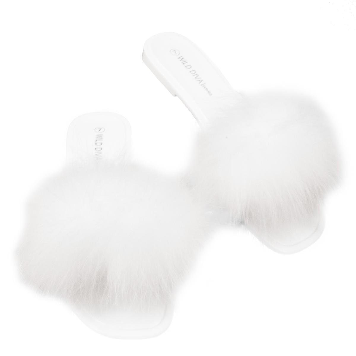 Jackie-03 Fur Sandals