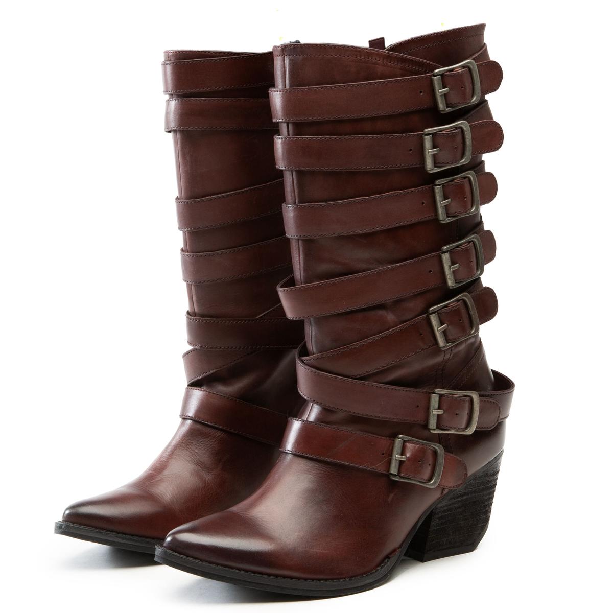 Naughty Monkey: Avril Boot Burgundy Boots
