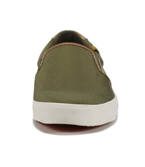 Seven for All Mankind Cal Army Green Slip on Sneaker ARMY GREEN