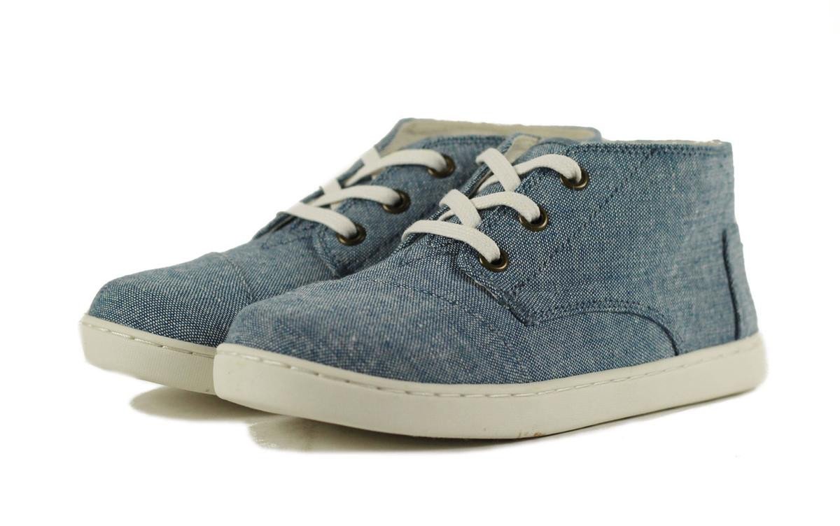 Kids Toms Paseo Mid Light Navy Chambray