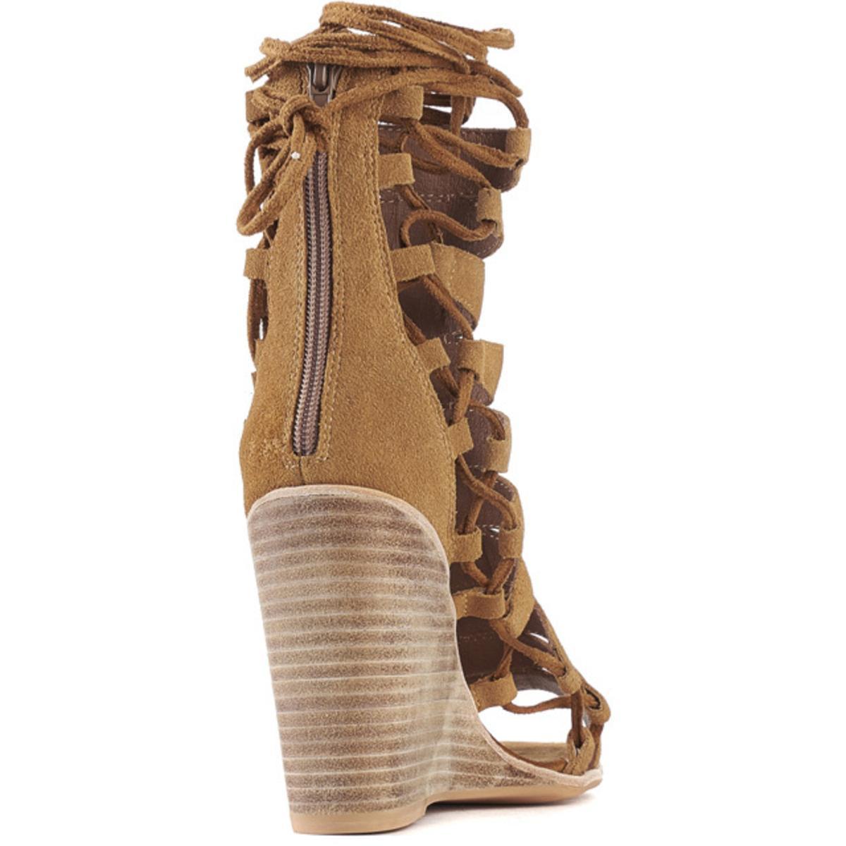 Jeffrey Campbell for Women: Zaferia-Hi Camel Suede Wedges