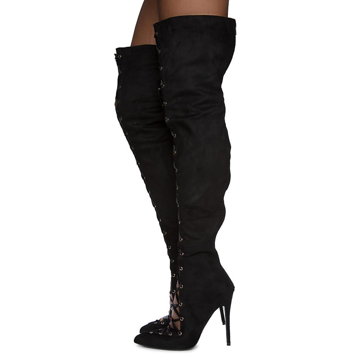 Jolly-6-S Over The Knee Boot BLACK