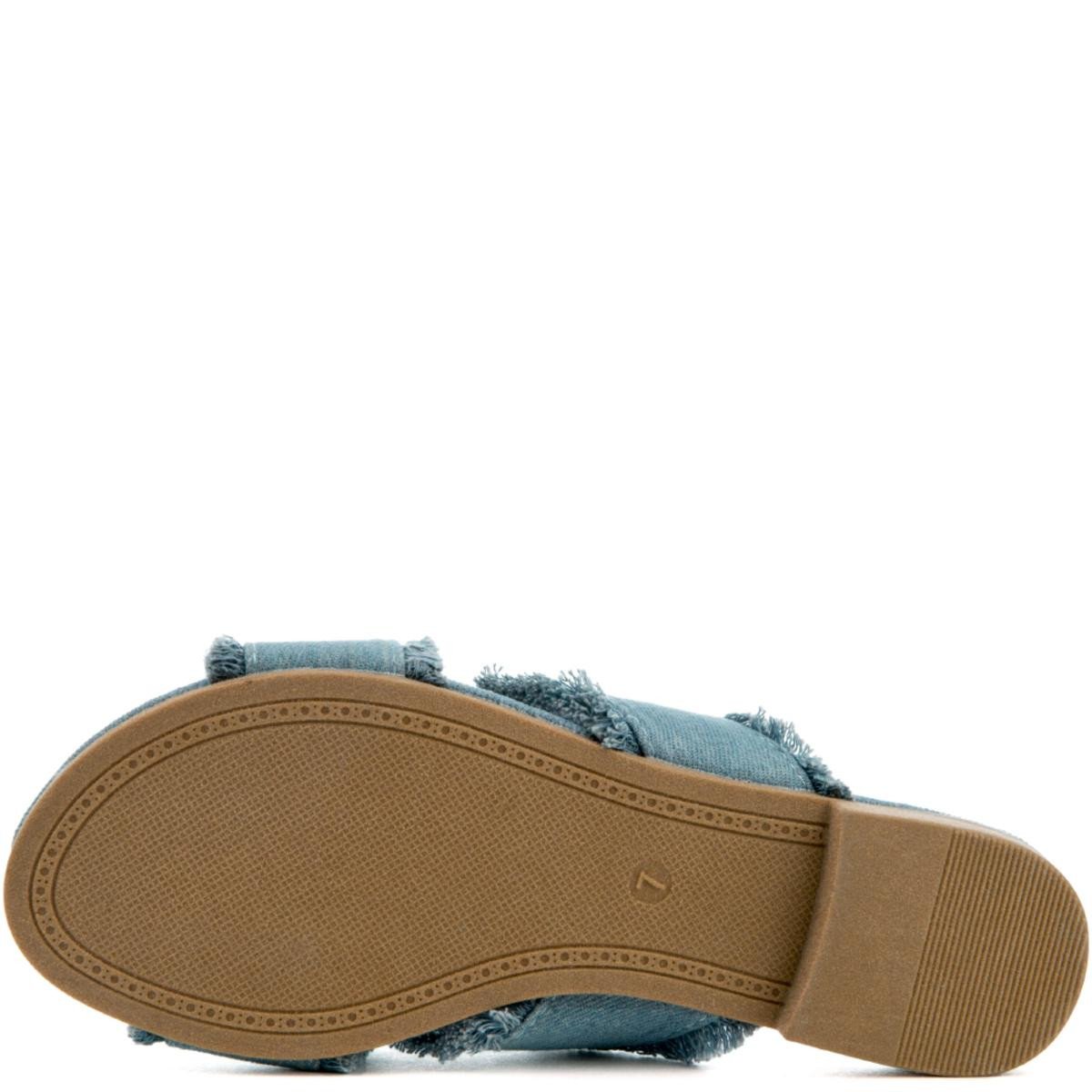 Cape Robbin Coma-7 Sandal Denim