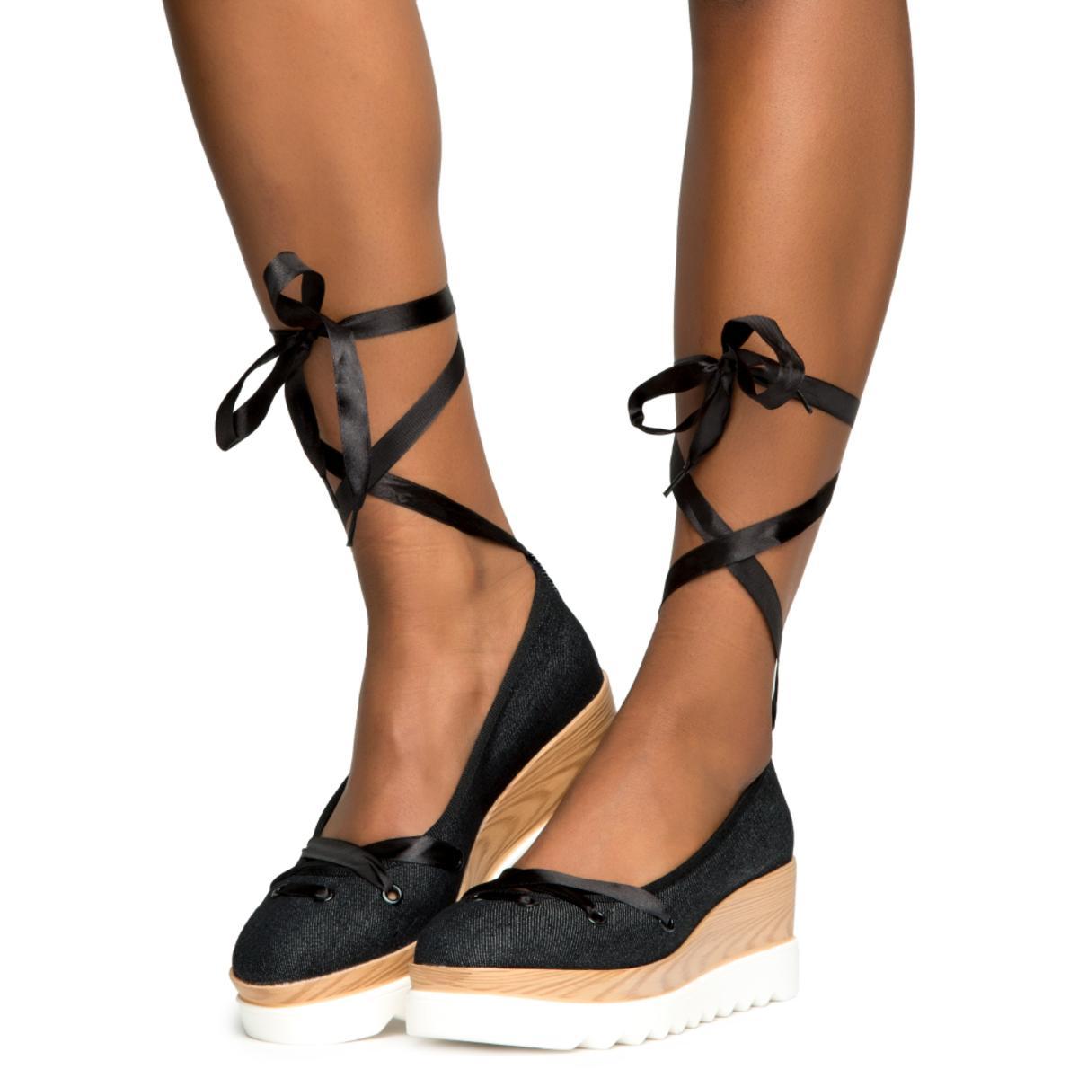 Cape Robbin Fara-5 Black Wedge BLACK