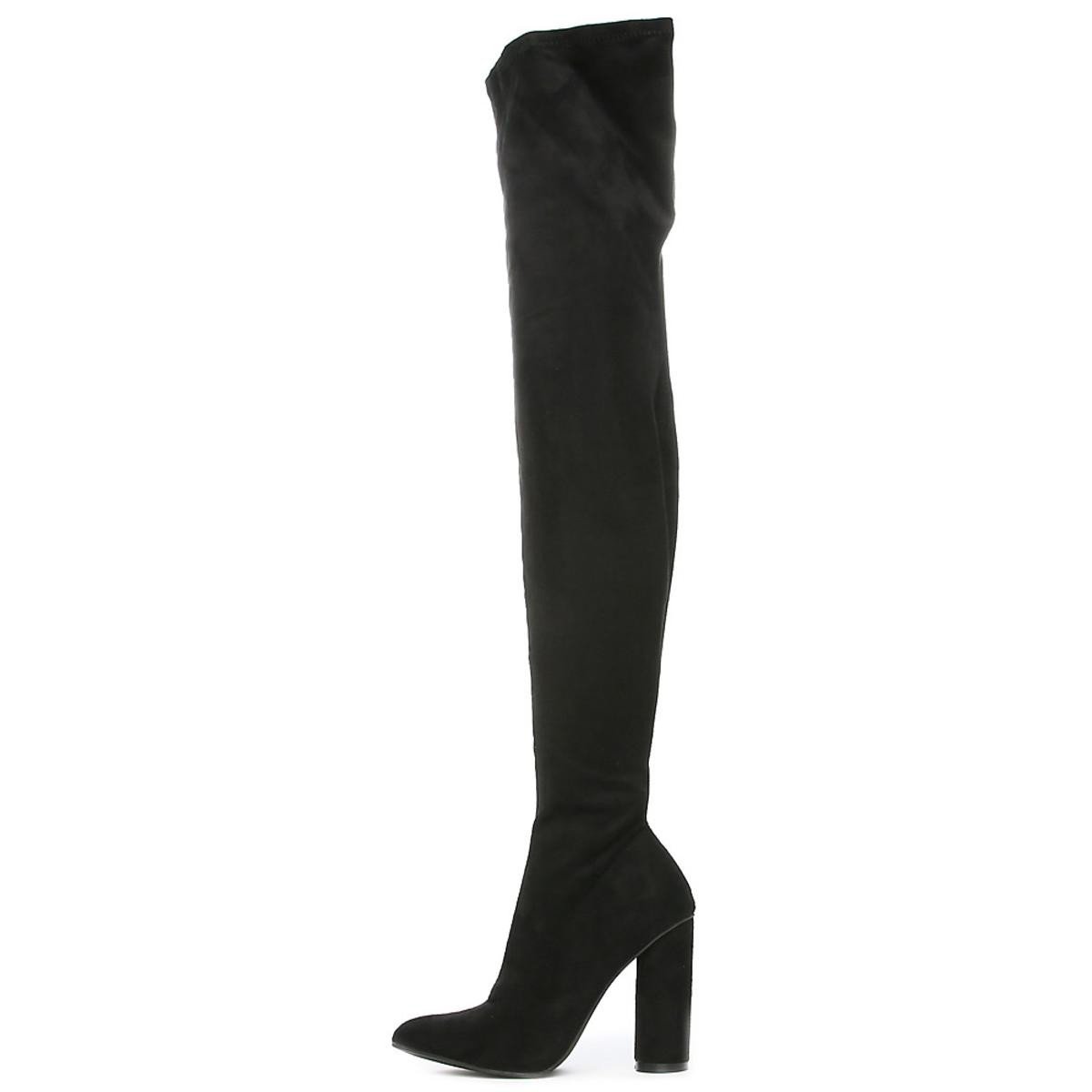 Paw-2 Thigh-High Boot Black
