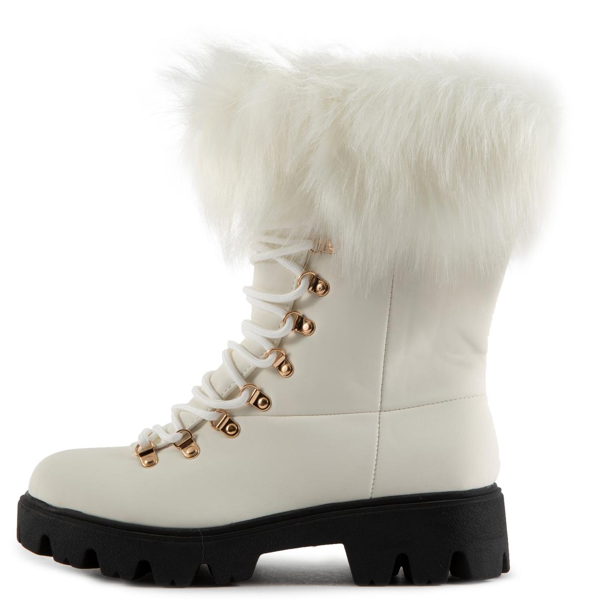 Force-11 Lace-Up Fur Boots