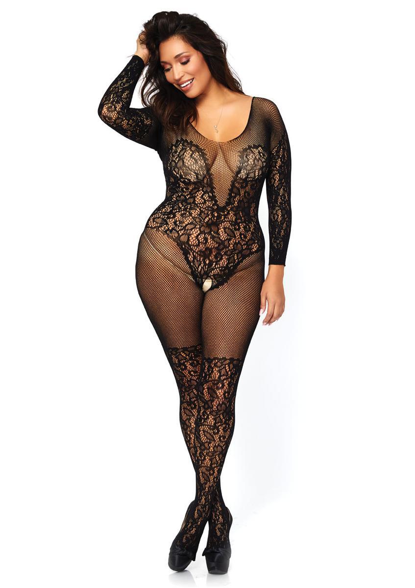 Women's Vine lace and Net Long Sleeved