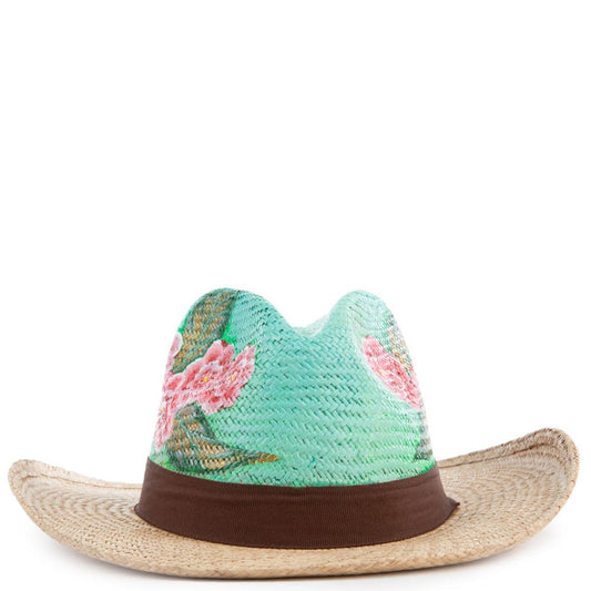 Primavera Verde Panama Hat Size S