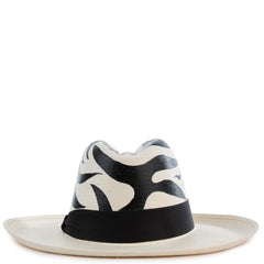 Animal Print Zebra Panama Hat