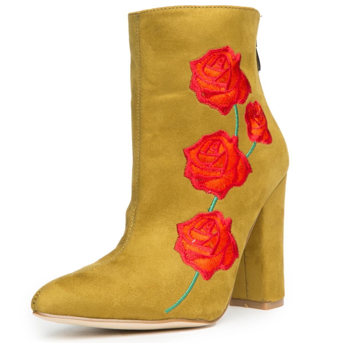 Cape Robbin Beautiful-9 Olive Booties Olive